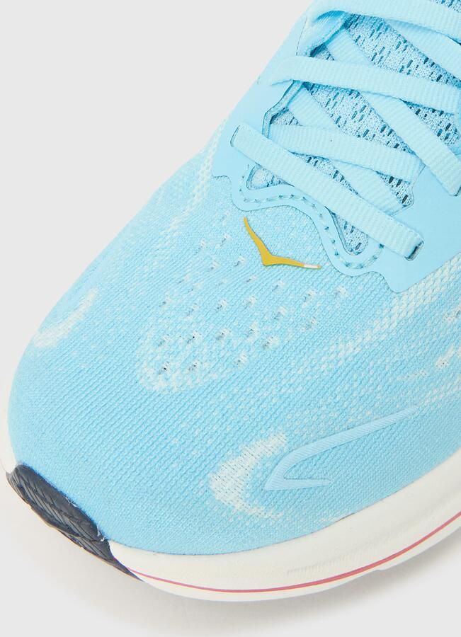 HOKA Loopschoen 'Clifton 10' hemelsblauw pastelblauw donkergeel wit - Foto 4