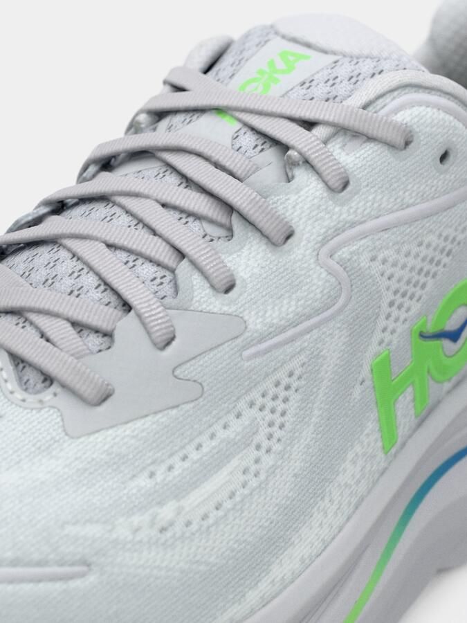 HOKA Loopschoen 'Clifton 10' navy lichtgrijs neongroen - Foto 5