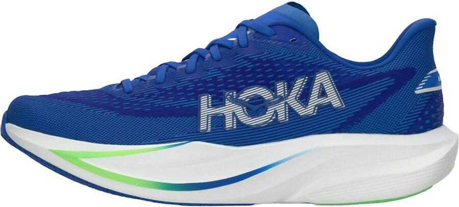 HOKA Loopschoen 'Mach 7' royal blue koningsblauw lichtgroen wit - Foto 2