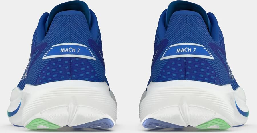 HOKA Loopschoen 'Mach 7' royal blue koningsblauw lichtgroen wit - Foto 3