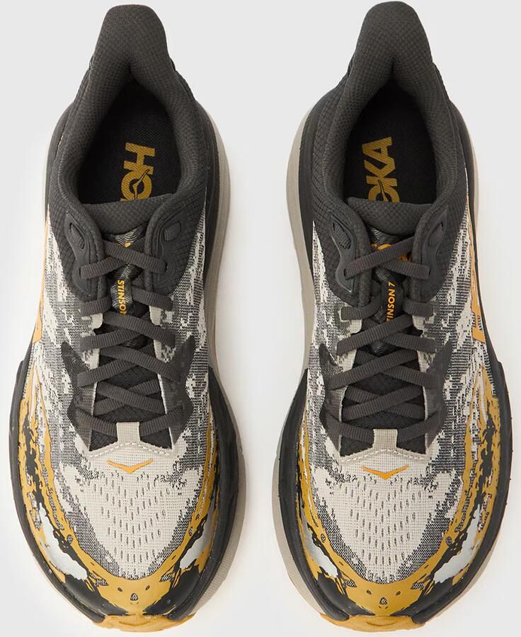 HOKA Loopschoen 'STINSON 7' curry lichtgrijs zwart - Foto 4