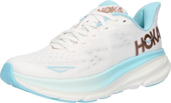 Hoka Clifton 9 Hardloopschoenen Wit Grijs Vrouw