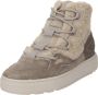 Hub Track Veterboots Laarzen Met Veters Dames Taupe - Thumbnail 3