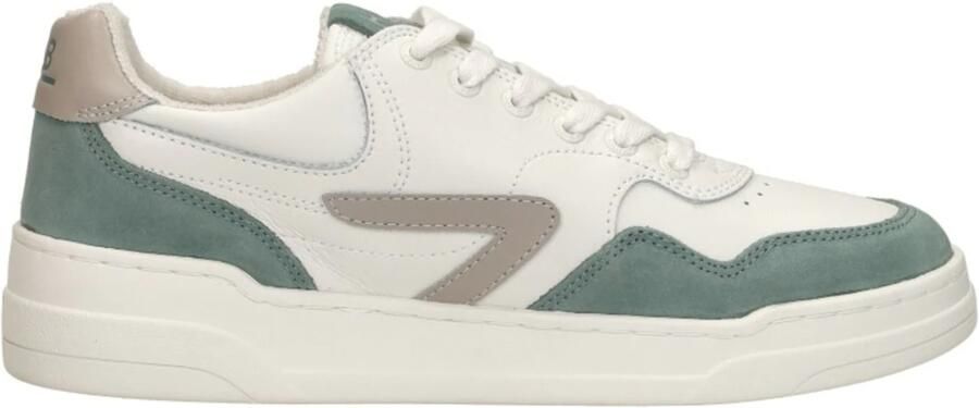 Hub Court-z Men Lage sneakers Leren Sneaker Heren Wit