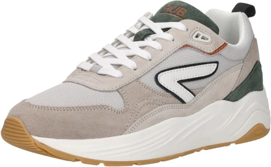 HUB Glide S43 chunky suède sneakers beige multi - Foto 2