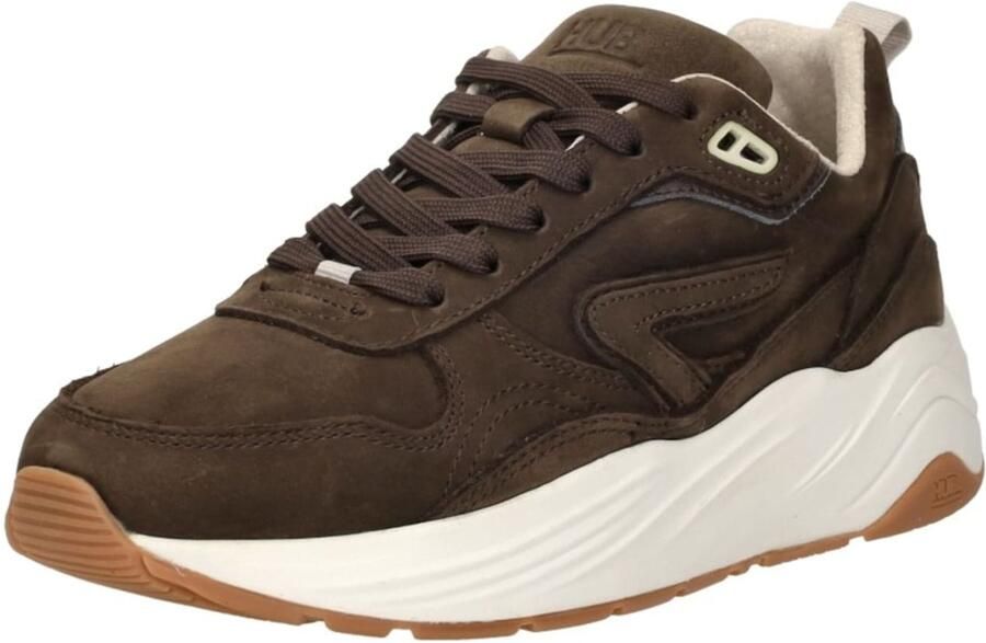 HUB Sneakers laag 'Glide' donkerbruin - Foto 6