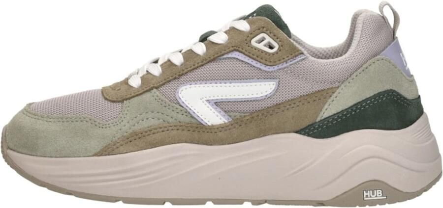 HUB Beige Sneakers voor Stijlvolle Stads Wandelingen - Foto 2
