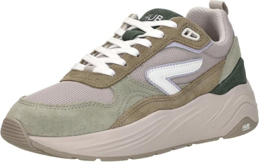 HUB Beige Sneakers voor Stijlvolle Stads Wandelingen - Foto 3