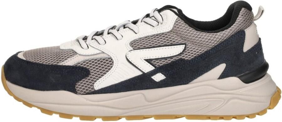 HUB Grid M37 suède sneakers grijs groen wit - Foto 7