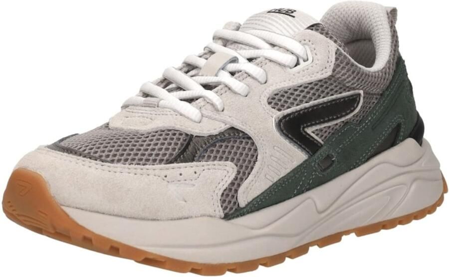 Hub Dames Lage sneakers Chunky zool Grid S48 Beige Suède - Foto 4