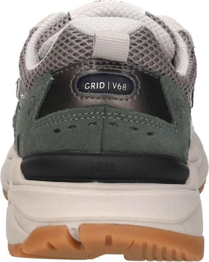 Hub Dames Lage sneakers Chunky zool Grid S48 Beige Suède - Foto 6
