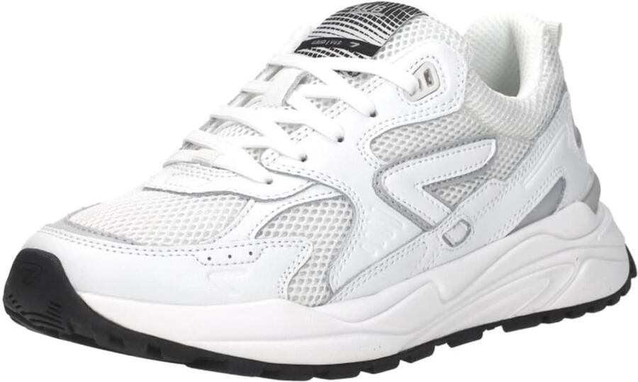 Hub Grid-w Sneakers Dames Leren Sneaker Wit - Foto 5