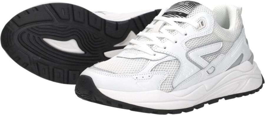 Hub Grid-w Sneakers Dames Leren Sneaker Wit - Foto 7