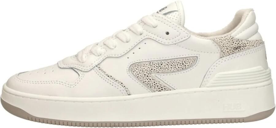 Hub Witte lage sneakers voor dames White - Foto 3