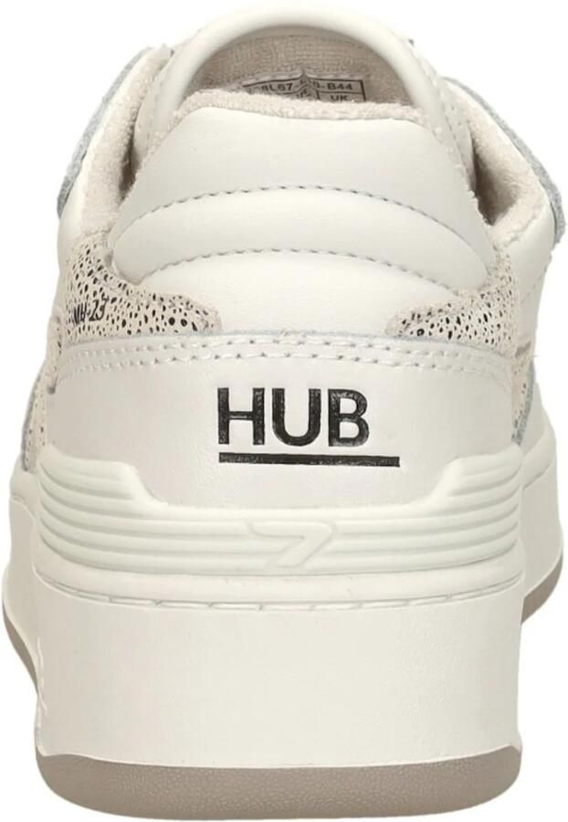 Hub Witte lage sneakers voor dames White - Foto 5