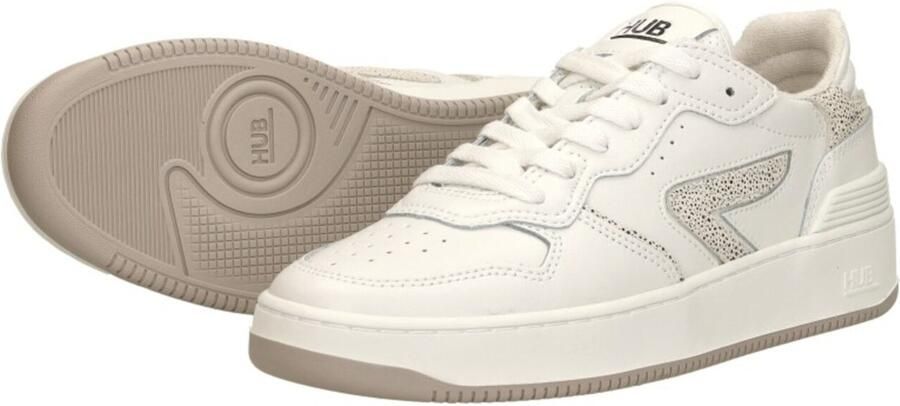 Hub Witte lage sneakers voor dames White - Foto 7