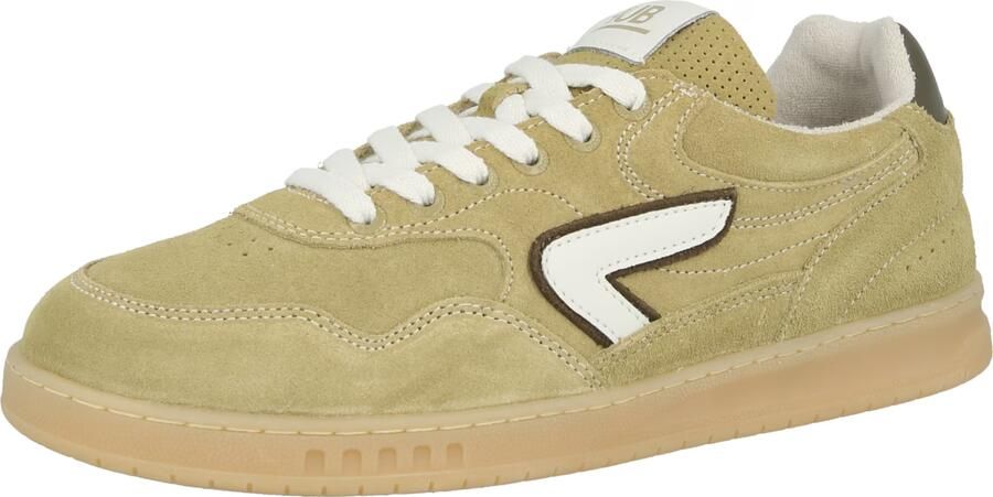 HUB Sneakers laag 'Vancouver' olijfgroen wit