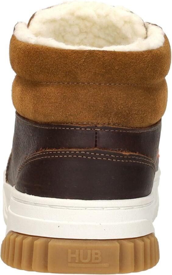 Hub Mark 2.1 Sneakers Heren Leren Sneaker Cognac - Foto 4
