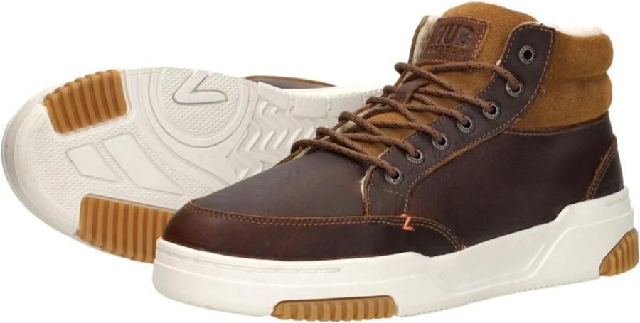 Hub Mark 2.1 Sneakers Heren Leren Sneaker Cognac - Foto 13