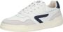Hub Court | White Blue Ice Ivory Wit Leer Lage sneakers Heren - Thumbnail 5