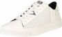 Hub Hook-m Lage sneakers Leren Sneaker Heren Wit - Thumbnail 3