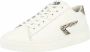 Hub Hook Lw Cheeta Lage sneakers Leren Sneaker Dames Wit - Thumbnail 4