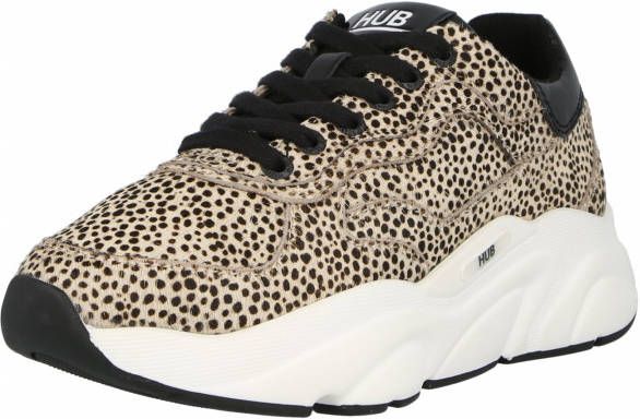 Hub Rock-w Lage sneakers Dames Beige - Schoenen.nl