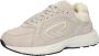 Hub Beige Suède Lage Dames Sneakers Beige Dames - Thumbnail 3