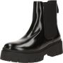 Hugo Boss Chunky Chelsea Boots met blokhak Black Dames - Thumbnail 2