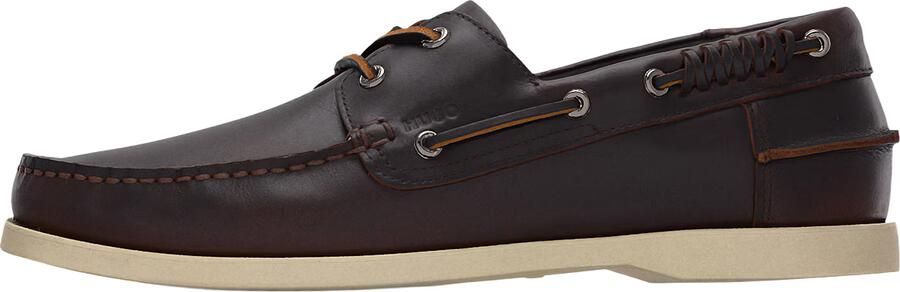 HUGO Loafer van echt leer model 'DARCY_BOAT_IT'