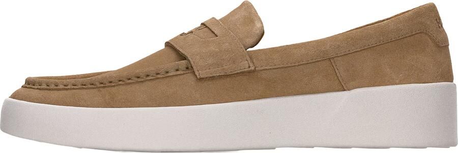 HUGO Loafers van echt suède model 'LYDE_MOCC_SD'