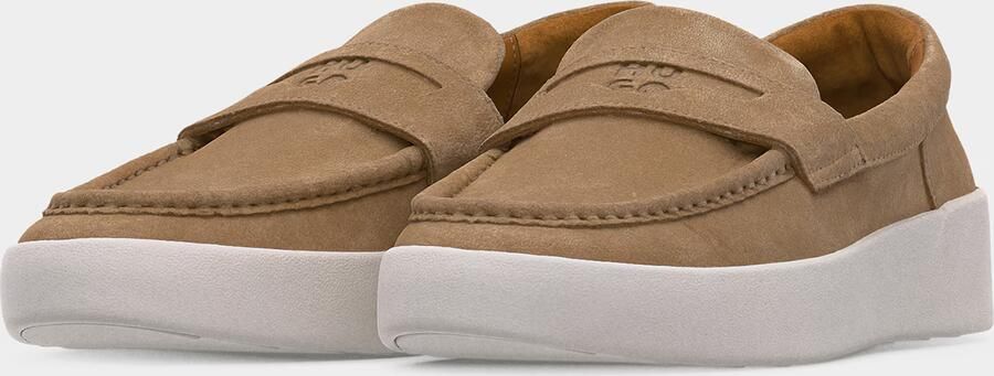 HUGO Loafers van echt suède model 'LYDE_MOCC_SD' - Foto 4