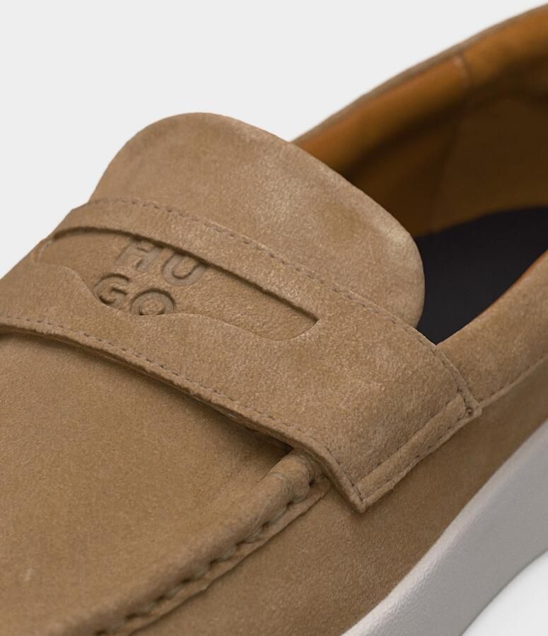 HUGO Loafers van echt suède model 'LYDE_MOCC_SD' - Foto 2