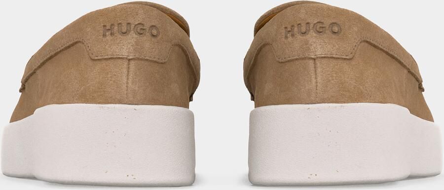 HUGO Loafers van echt suède model 'LYDE_MOCC_SD' - Foto 3