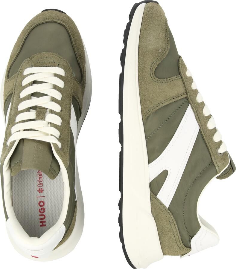 HUGO Sneakers laag 'GO3' olijfgroen wit - Foto 2