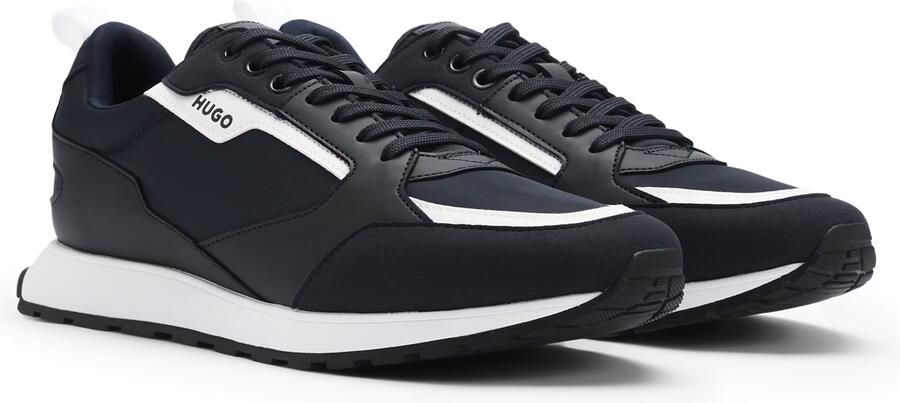 Hugo Boss Icelin Runn sneaker met suède details - Foto 6
