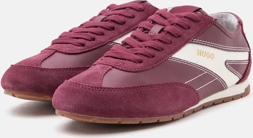 HUGO Sneakers laag 'Lytton' goud bordeaux wit - Foto 4