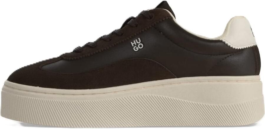 HUGO Sneakers laag 'Lyzz' donkerbruin