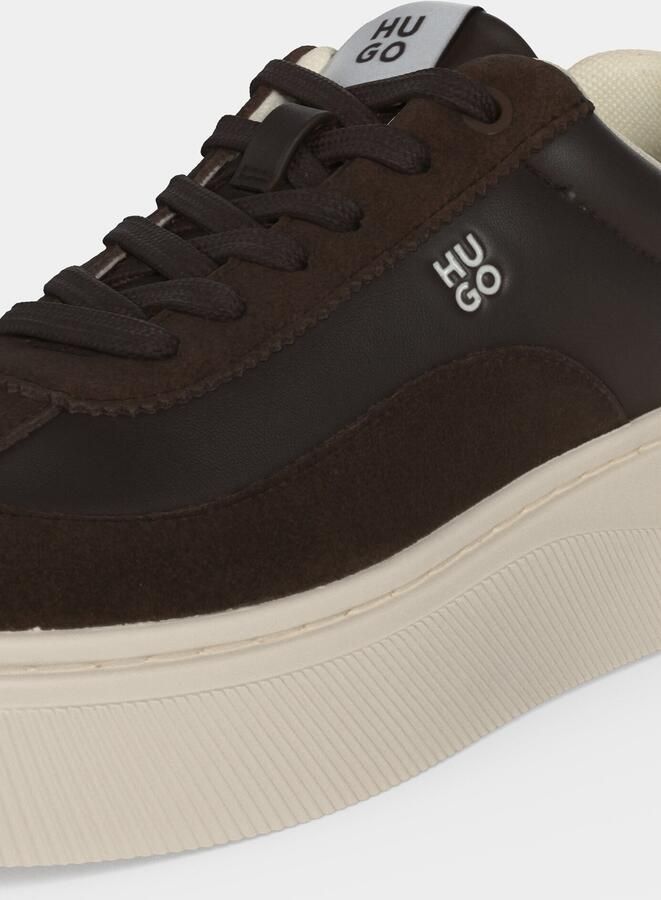 HUGO Sneakers laag 'Lyzz' donkerbruin - Foto 3