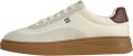 HUGO Sneakers laag 'Lyzz' taupe wijnrood offwhite - Offwhite Taupe Wijnrood/Beige/Rood