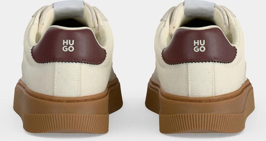 HUGO Sneakers laag 'Lyzz' taupe wijnrood offwhite - Foto 4
