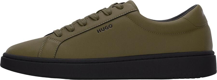 HUGO Sneakers laag 'Neston' olijfgroen zwart