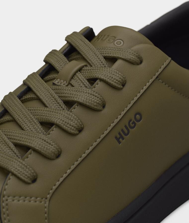 HUGO Sneakers laag 'Neston' olijfgroen zwart - Foto 2