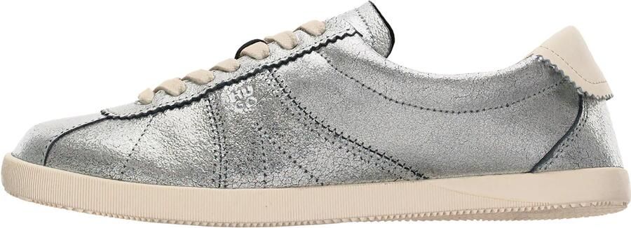 HUGO Sneakers laag 'Serenata' beige zilver