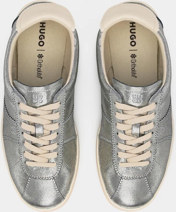 HUGO Sneakers laag 'Serenata' beige zilver - Foto 3