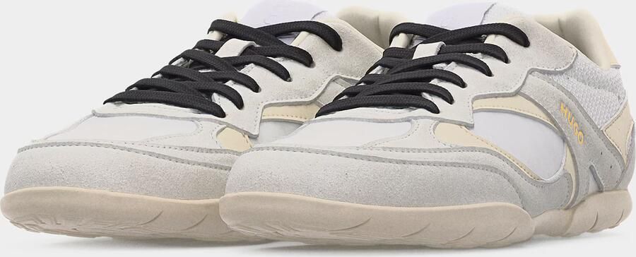 HUGO Sneakers laag wit wolwit wit gemêleerd - Foto 5