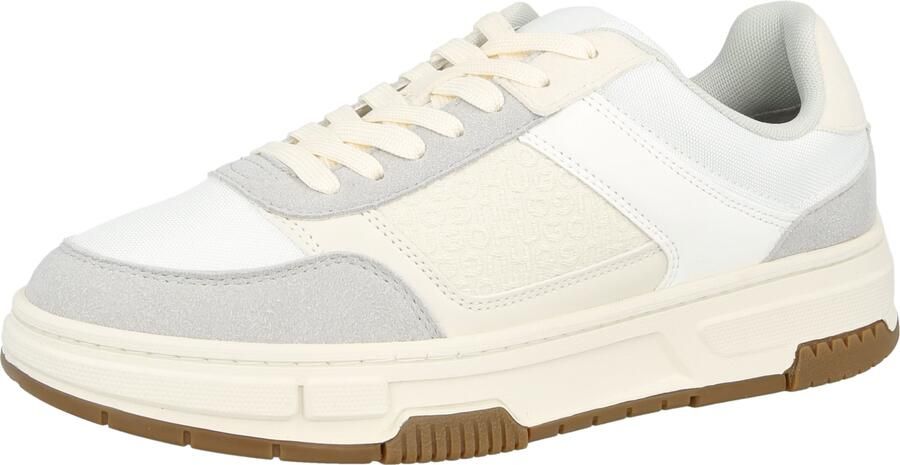 HUGO Sneakers laag 'Yarrow' grijs wit wolwit - Foto 3