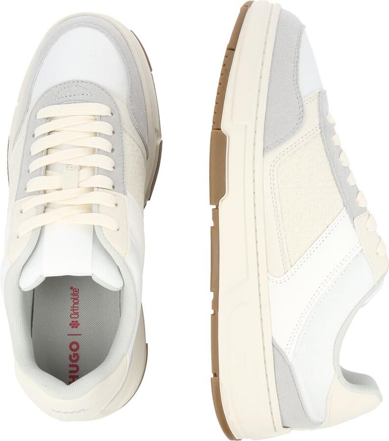 HUGO Sneakers laag 'Yarrow' grijs wit wolwit - Foto 4