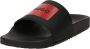 HUGO Slippers met labelprint model 'Timein' - Thumbnail 3