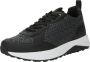 Hugo Zwarte Sneakers van Gemengde Materialen met Logo - Thumbnail 1